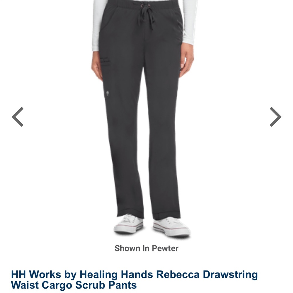 Gray Pewter Scrub Pants